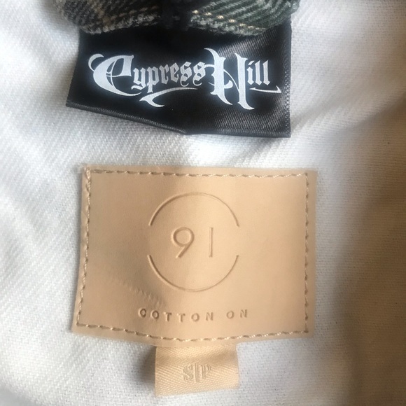 NWT Cotton On Cypress Hill Camo Denim Jacket - Picture 9 of 14